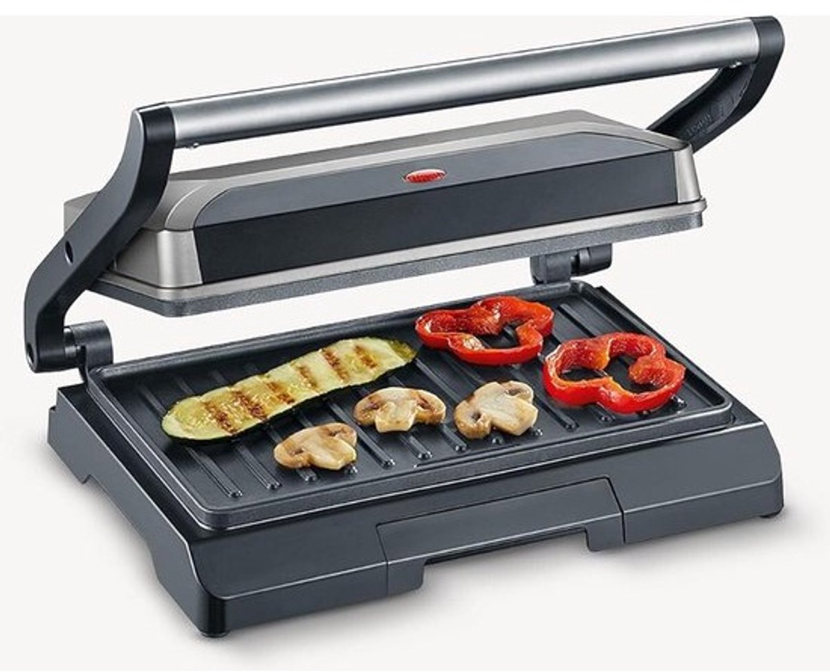 Grill Apparaat - Tafel Grill - Tosti Apparaat - Verticaal Opbergbaar - Panini Grill - Hoge Kwaliteit