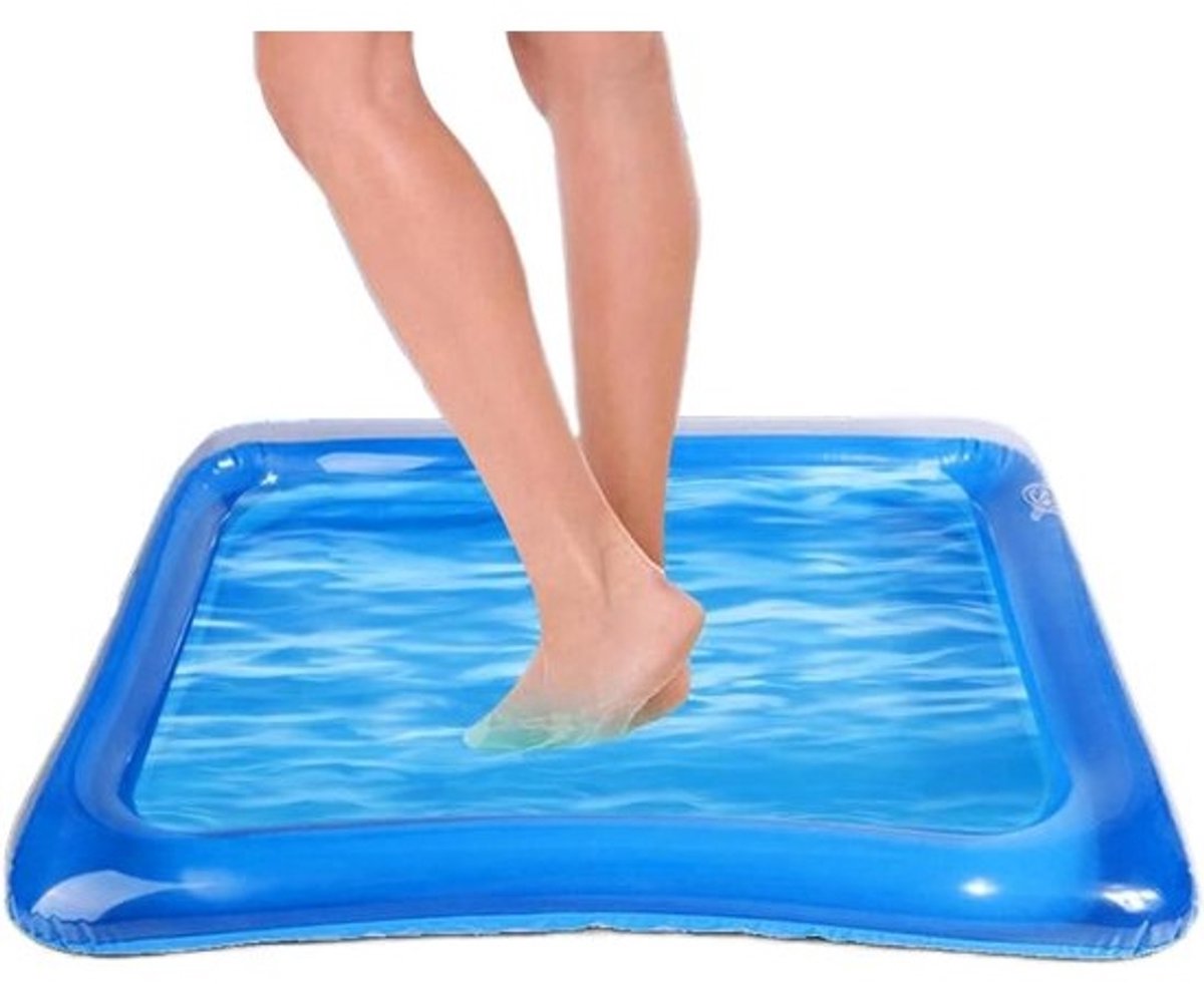 Opblaasbaar Voetenbad - Zwembad Voetenwastafel Voetenwasbak - Ontspanning Thuis - Robuuste PVC Constructie - 60x45 cm - null