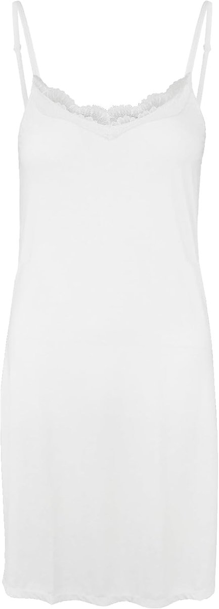 Sexy onderjurk met kant, verstelbare bandjes, naadloos, onderrok, nachthemd, nachtkleding