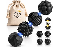 Twenty4seven® Fidget Toys Set 4 Ballen - Magnetische Focusballen met Vier Structuren - Stapelbaar en Stil - Kerst en Sinterklaas Cadeautjes - Speelgoed Cadeau Kind en Volwassene