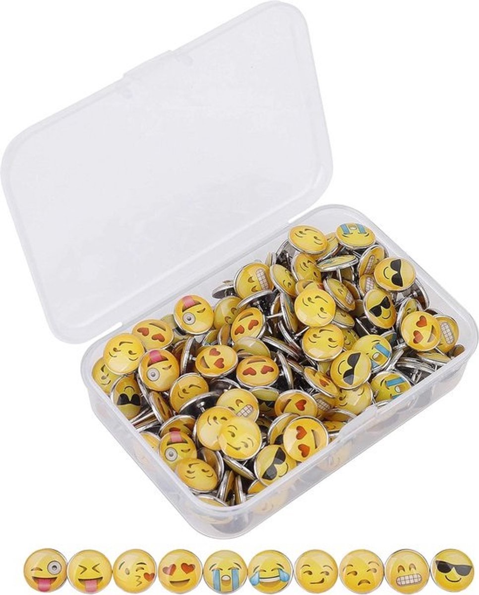 Decoratieve punaises 200 stuks voor school en kantoor