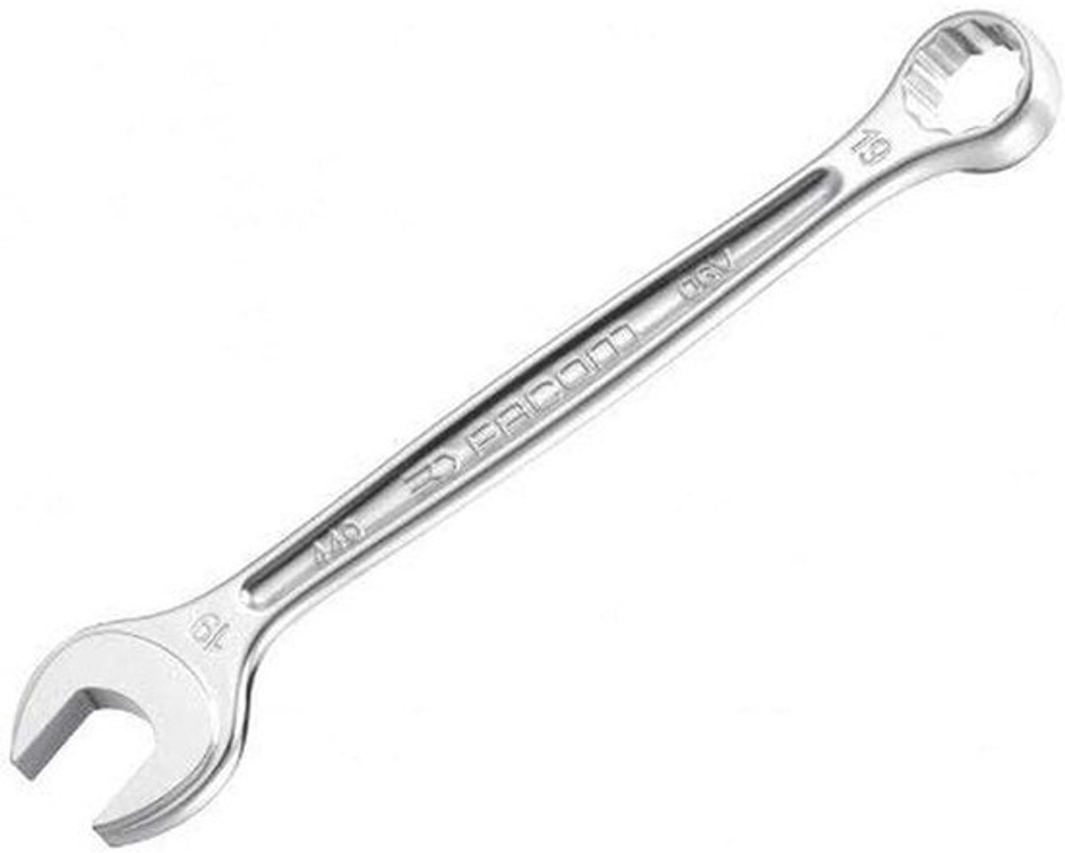 Ringvorksleutel - Combinatiesleutel - Kluswerk - OGV profiel - 27 mm - Zilver