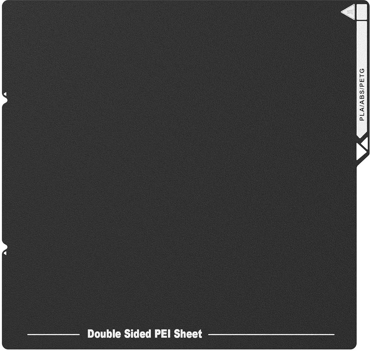 S1 Veerstaal Magneet PEI-platform, Dubbelzijdig zwart gestructureerde flexibele bouwplaat, flexibel bouwblad voor Anycubic Kobra S1, Kobra S1 Combo 3D-printer, 264 x 276 mm