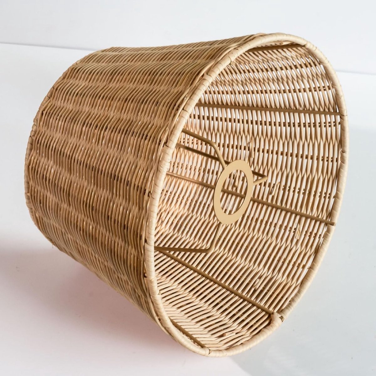 lampenkap, handgevlochten, conische vorm, veelzijdig inzetbaar voor plafond-, hang-, wand- en tafellampen (1, natuurkleur-rotan)