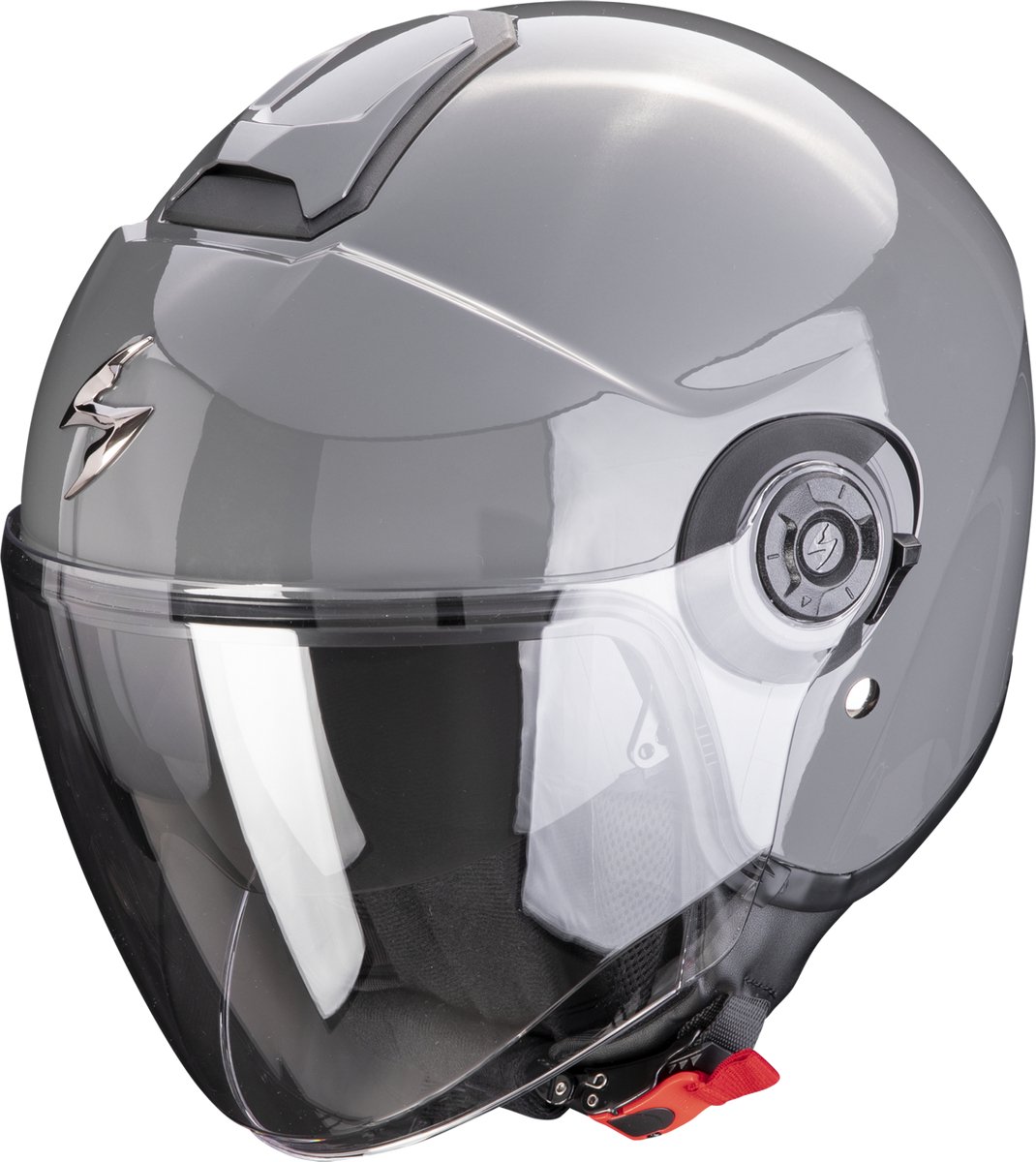 Scorpion Exo-City II Solid Cement Grey Jet Helm - Helm