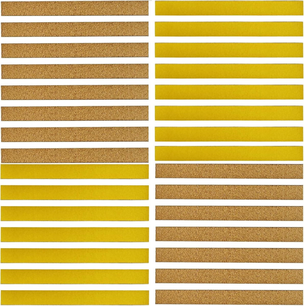 kurkband voor binnen, 30 stuks hoedband om te verkleinen, zachte kurk hoedband binnen, aanpasbare hoedbreedte, doe-het-zelf voor hoeden (200 x 20 x 2 mm, natuur)