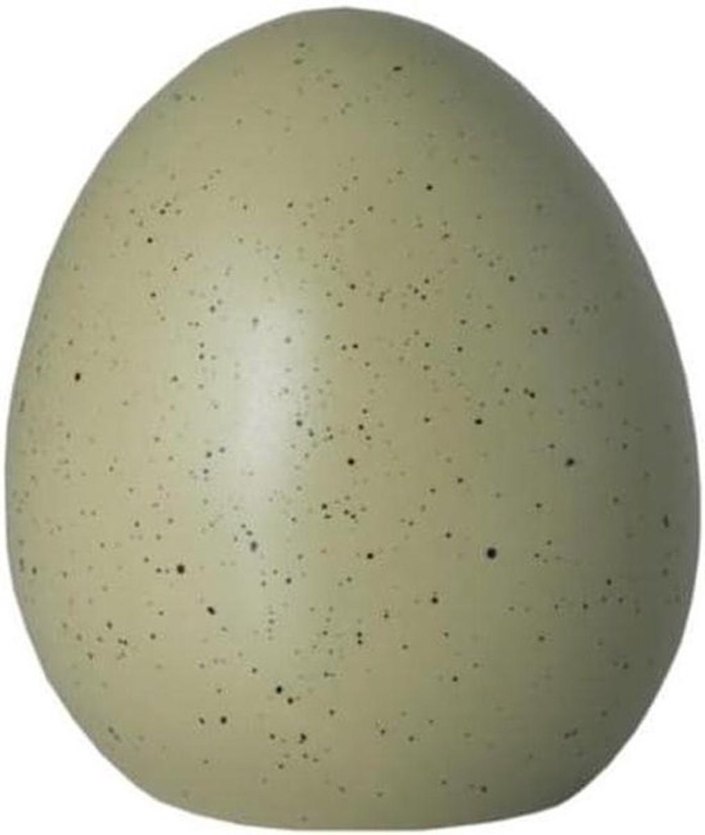 Groen Ei Houder - Eierdopje Serveerschaal - Ontbijt Tafel Decoratie - Keramisch Materiaal - 8 cm Lengte - Groen