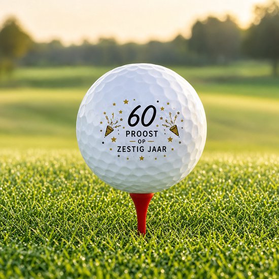 Wilson Golfballen 60 Jaar - Verjaardag Golf Cadeau - 15 stuks - Golfbal met Opdruk van Wilson — afbeelding 5