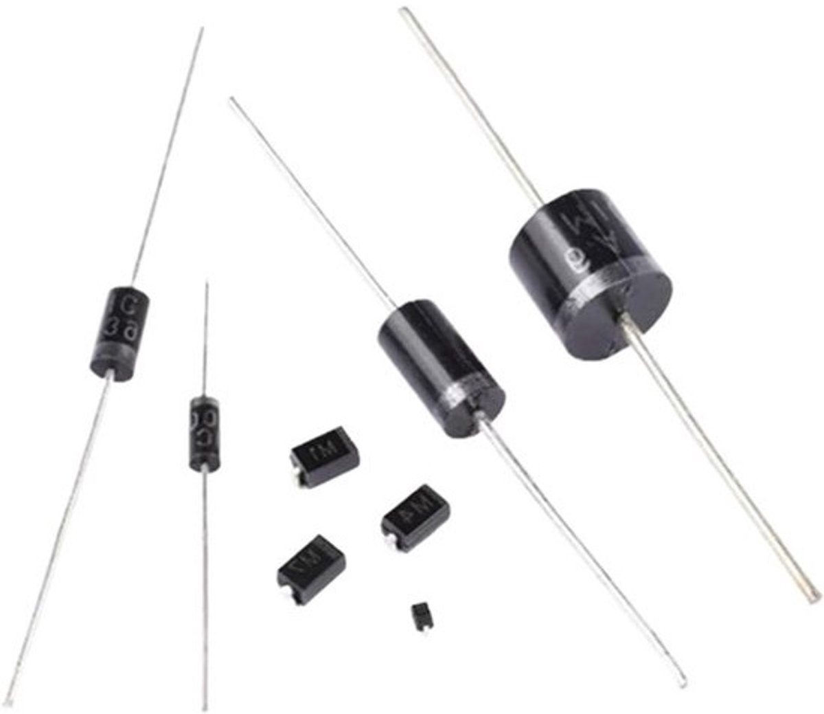 20-50PCS 1N4007 5819 5408 5401 5404 5822 6A10A10 IN4001 Gelijkrichter Diode Direct (FR107 50 STKS)