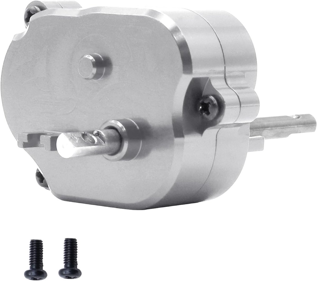 Transmissie Gear Gearbox Case voor 1/12 MN82 LC79/voor MN78/voor MN168 RC Auto Versnellingsbak Gear Set (Zilver)