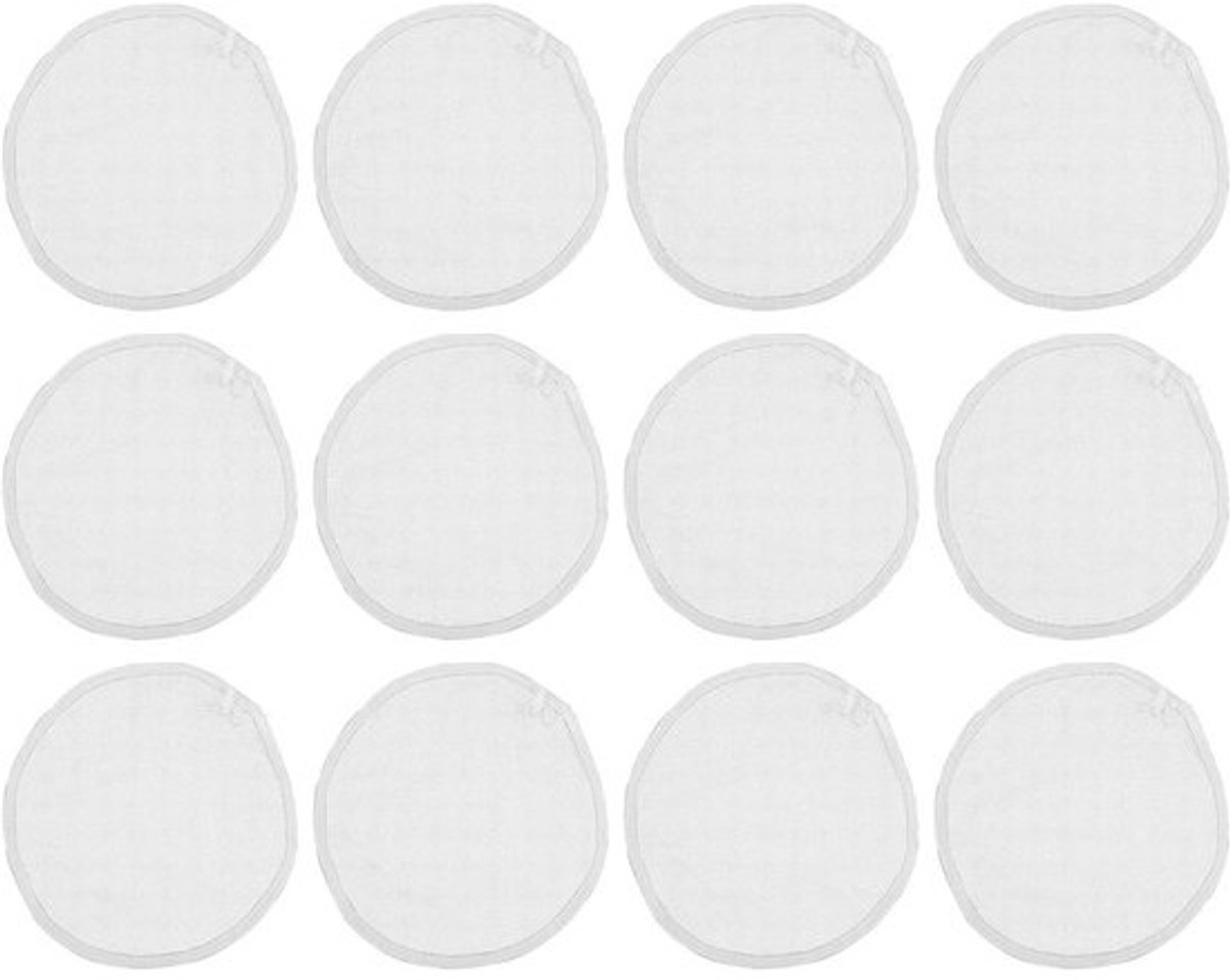 Bamboe stoommandjes - Ronde doekjes - Gezond koken - Antiaanbaklaag - 30 cm - Wit