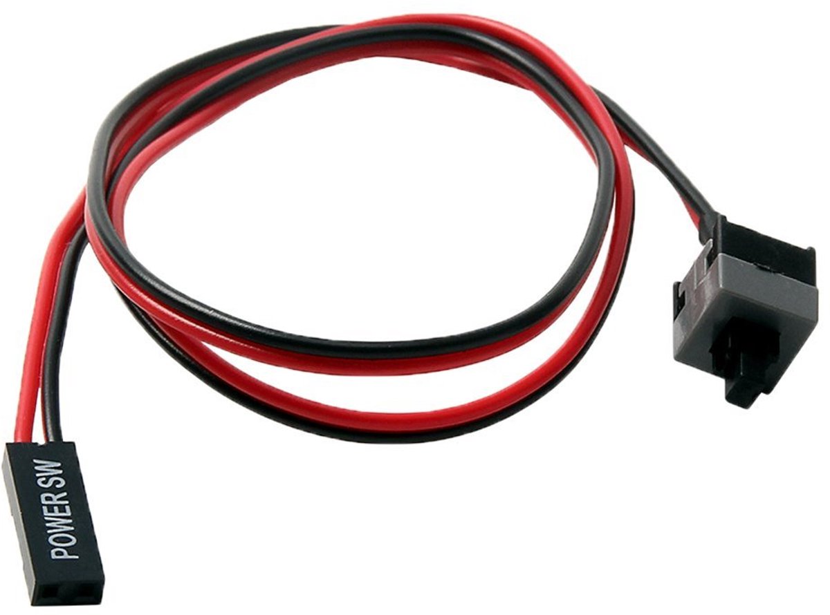 zalati Stroomvoorziening Schakelaarkabel Aan/Uit Duw Knop Connector Kabel voor Universele ATX PC Computer Moederbord Mainboard