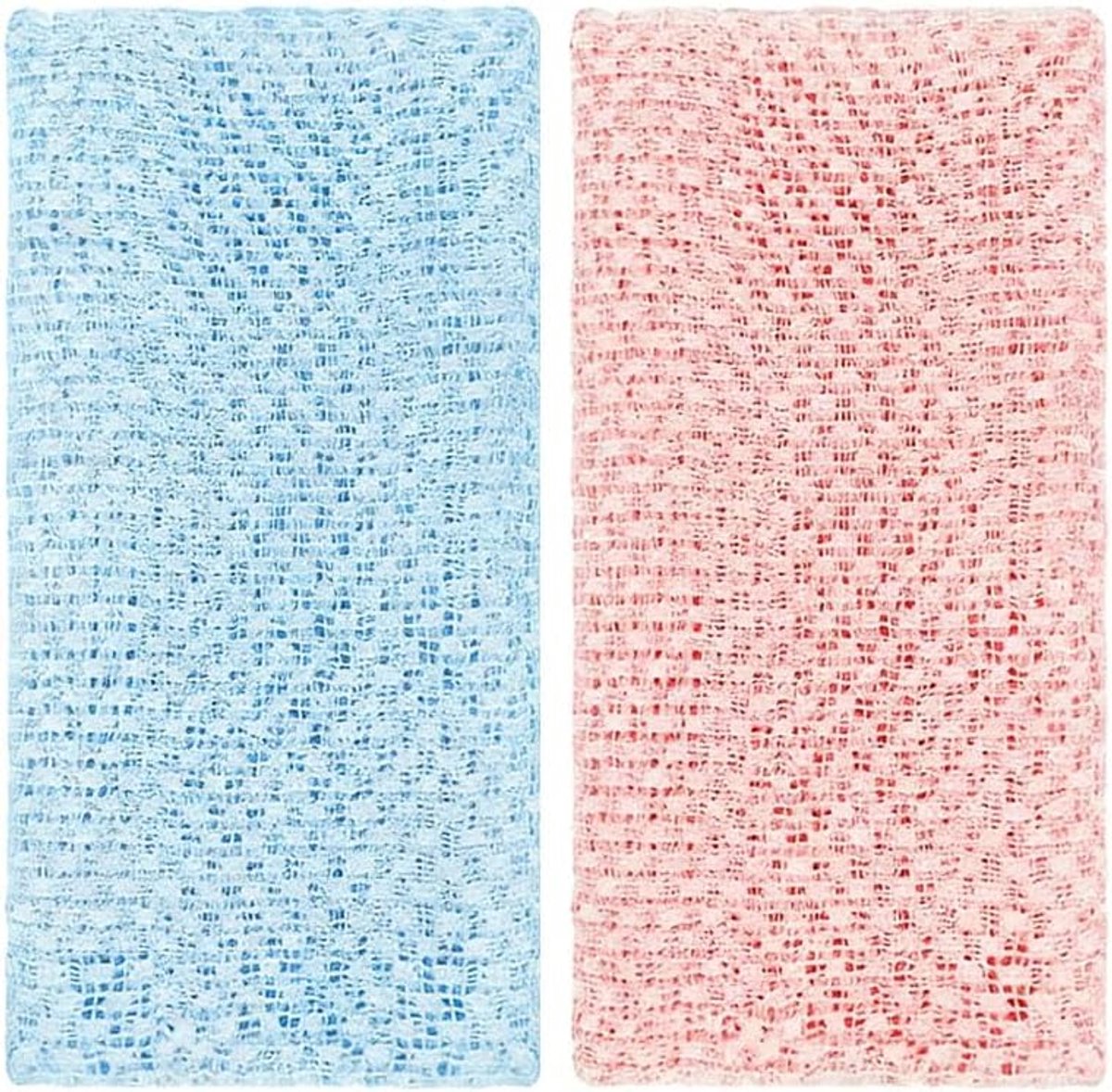 exfoliërende douchehanddoek, 2 stuks exfoliërende handdoek terug scrubber set body scrubber voor mannen vrouwen spa massage schrobben schuimen en dode huid verwijderen gevoelige huid