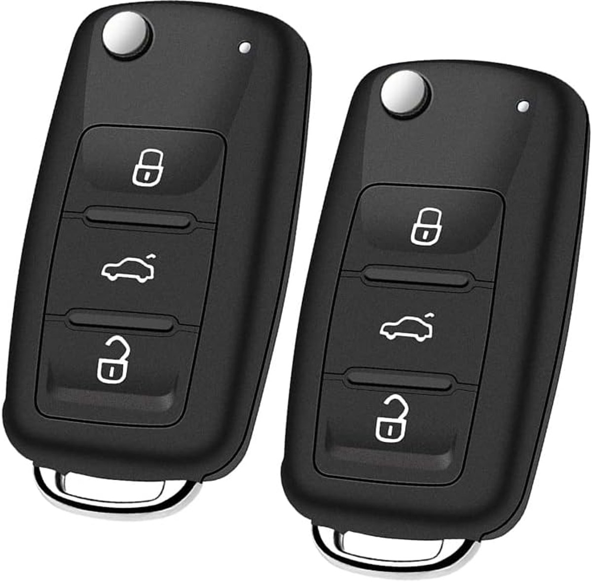 Autosleutelbehuizing met 3 toetsen voor Volkswagen Tiguan – Golf – Sagitar – Polo