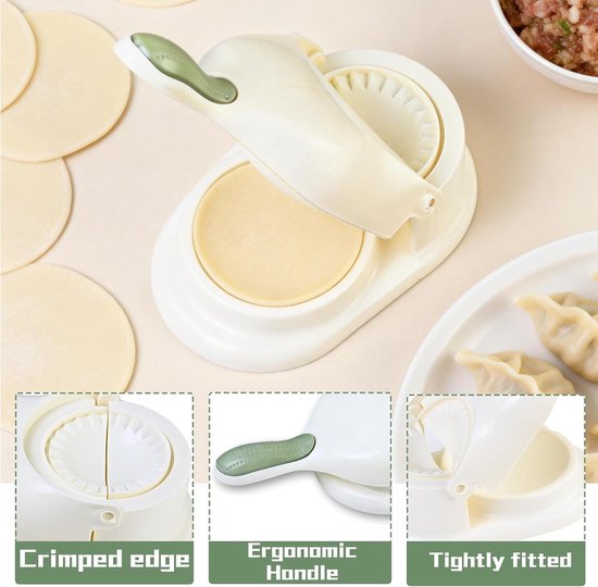 2-in-1 knoedelmachine, knoedelvorm, multifunctionele dumplingmaker voor keuken, restaurants en hotels, knoedels, ravioli — afbeelding 3