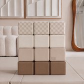 HENVAE® Foam Stapelblokken 12-delig inclusief opbergtas - Zachte Speelblokken - Baby Speelgoed 6 maanden - Stapeltoren - Bouwblokken - Foam Blokken - Montessori Speelgoed - Educatief speelgoed - Sensorisch Speelgoed Baby - Kindercadeau