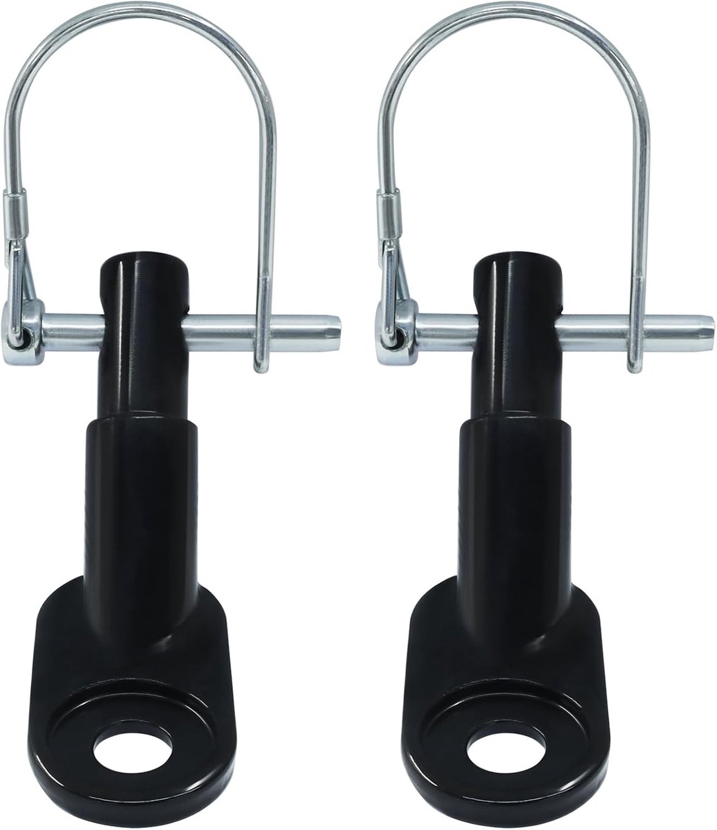 2-delige fiets-aanhangschakelaar - adapter voor fietsen voor aanhangwagens voor kinderen, bagage en huisdieren - adapter-accessoires in zwart - geschikt voor elke standaardfiets of elektrische fiets.