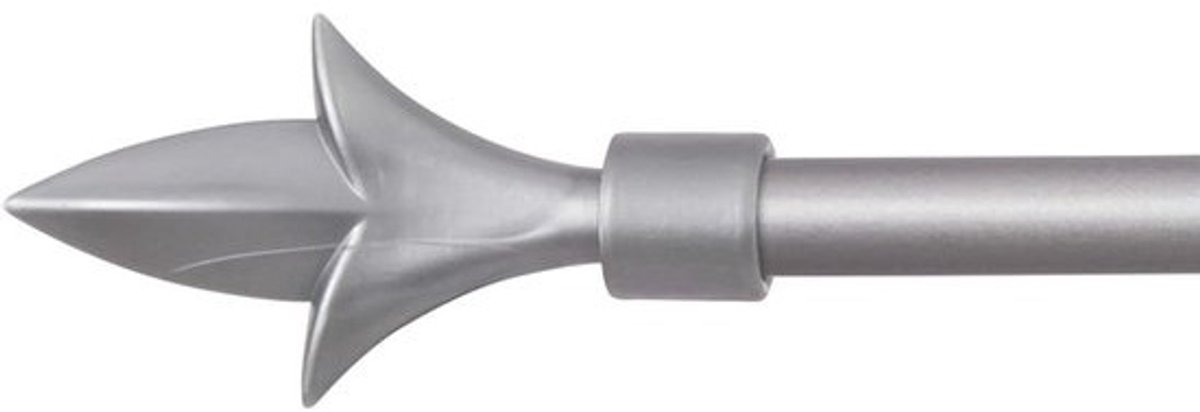 Eindstukken Gordijnroede - Roedestoppers Decoratief - Raamdecoratie Afwerken - Universele Pasvorm - Ø 13 & 16 mm - Zilver