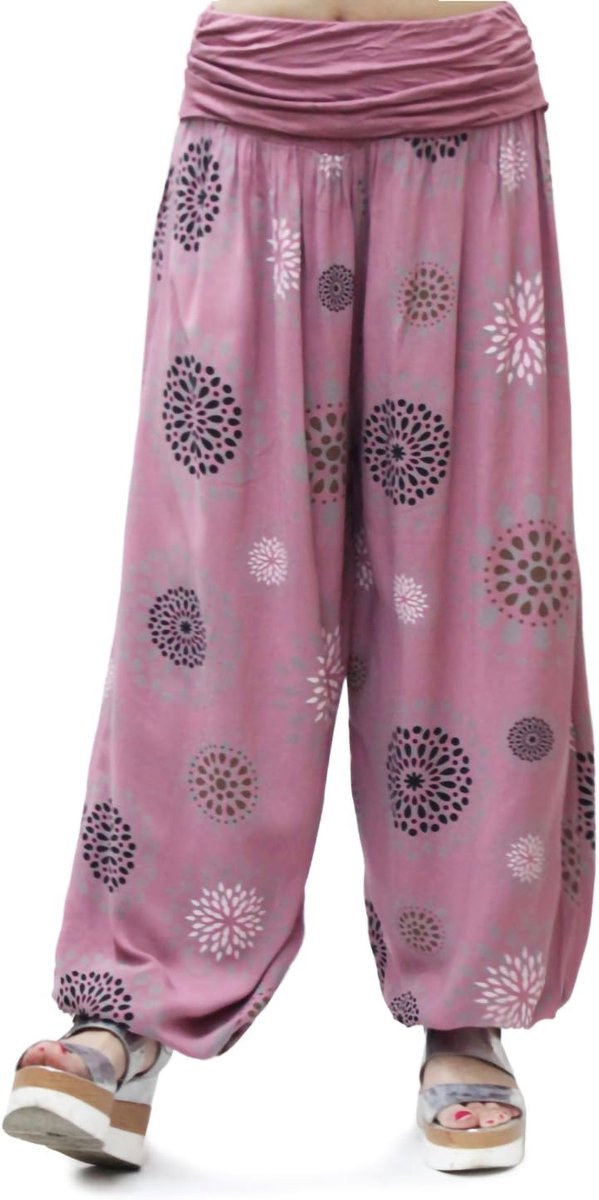 damesbroek Dames XXL lichtbloeiers harembroek vrijetijdsbroek zomerbroek broek met veel patronen pompbroek