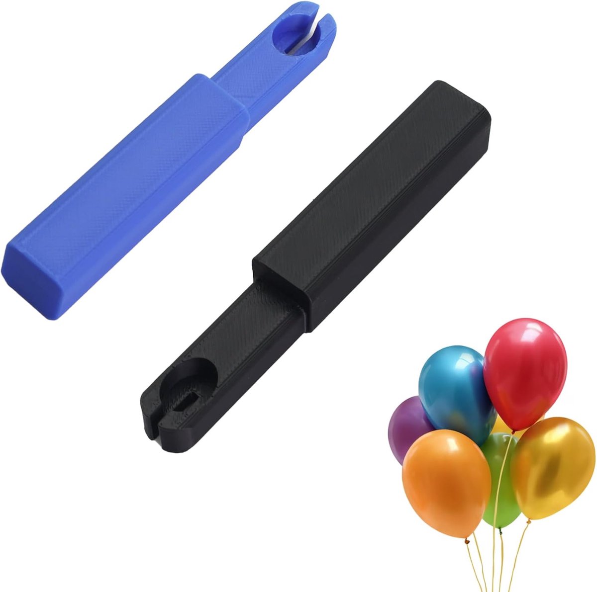 Dailygoods- Ballonbindgereedschap 2 Stuks - Kunststof - Snel Ballonknoop - Draagbaar - Lichtgewicht - Duurzaam