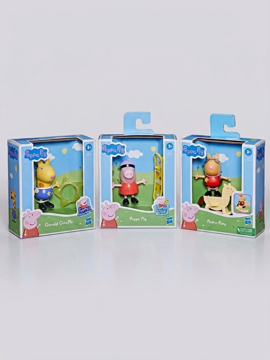 Peppa pig set of 3 characters Peppa, Gerald and Pedr