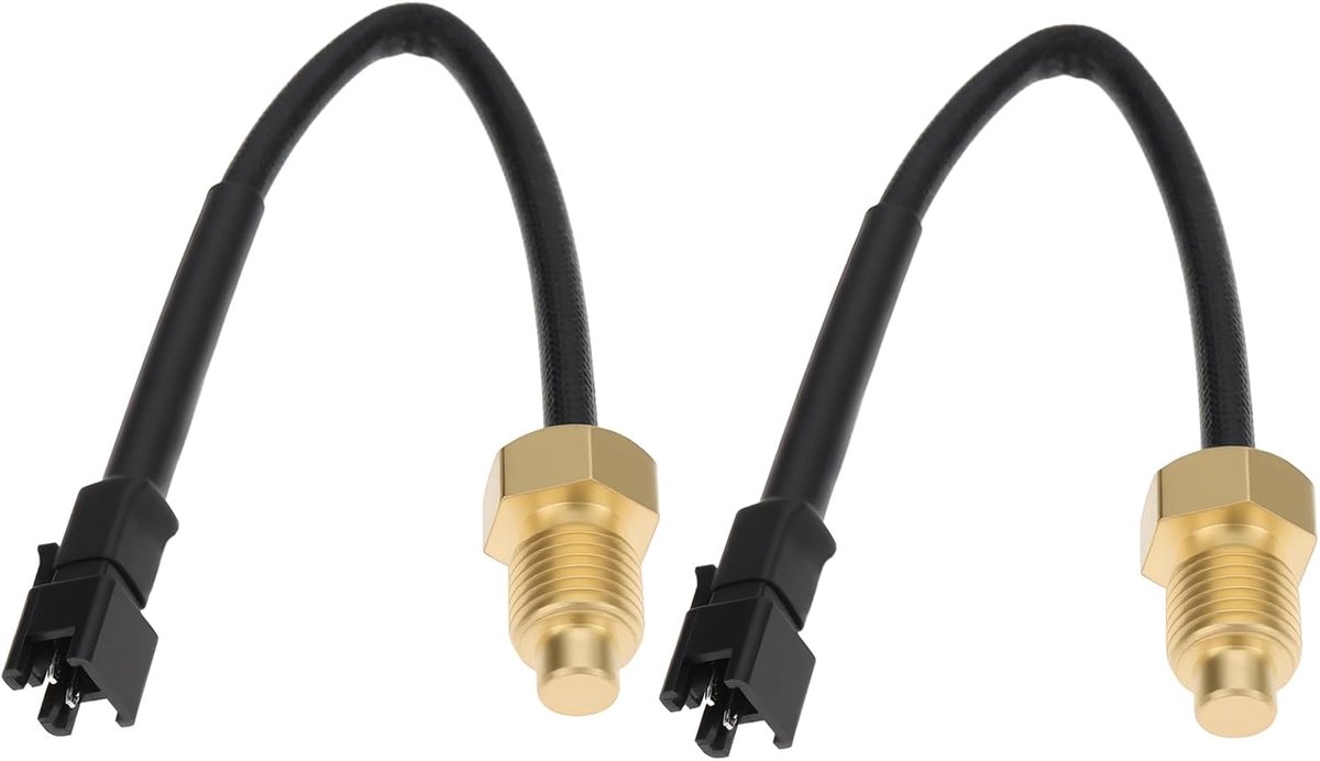 Dailygoods- Temperatuursensor Nauwkeurige Monitoring - M10x1 Schroefdraad - 50K NTC Thermistor - 15cm Lengte - Stabiele Prestaties - Breed Toepasbaar