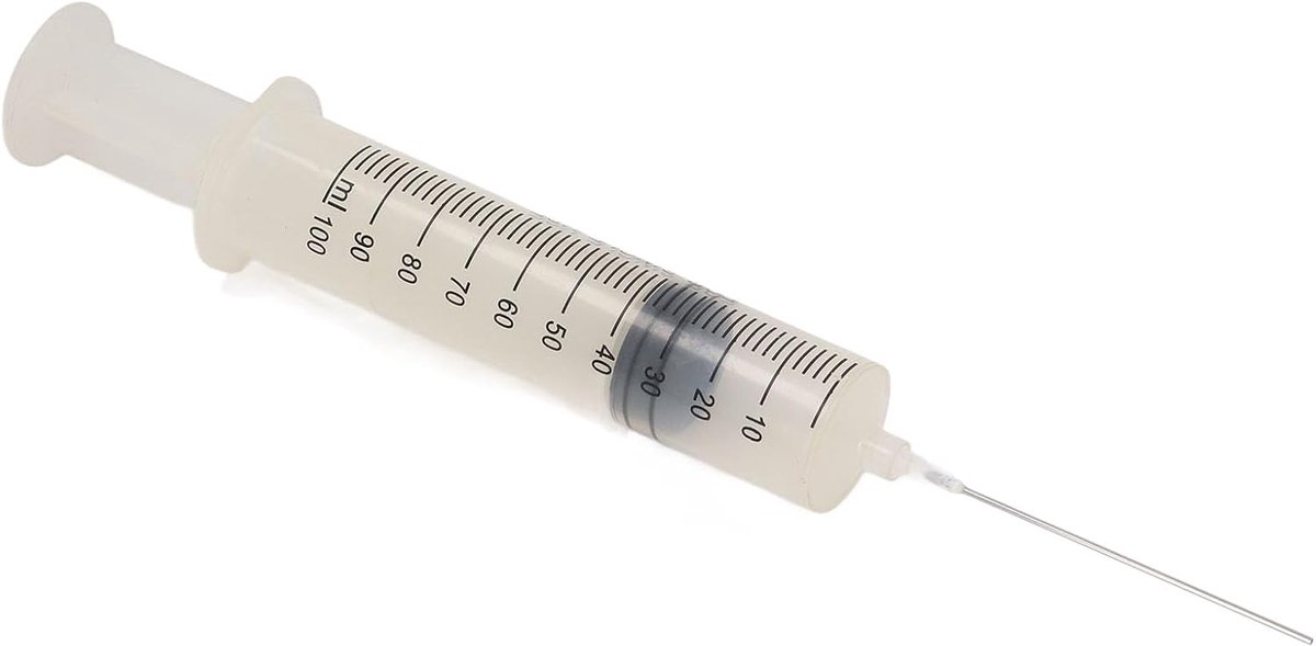 Dailygoods- Inkt Oplaad Spuit 100 Ml - Inktvulspray - Roestvrijstalen Naald - Duurzaam PP - Grote Printercapaciteit - Comfortabel Inktophaalgereedscha