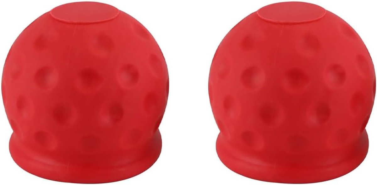 Dailygoods- Trekhaakkap Universeel - Rubber - 2 Stuks - PVC - Flexibel - Slijtvast - Afmetingen 7 x 6 cm - Kogelbeschermer