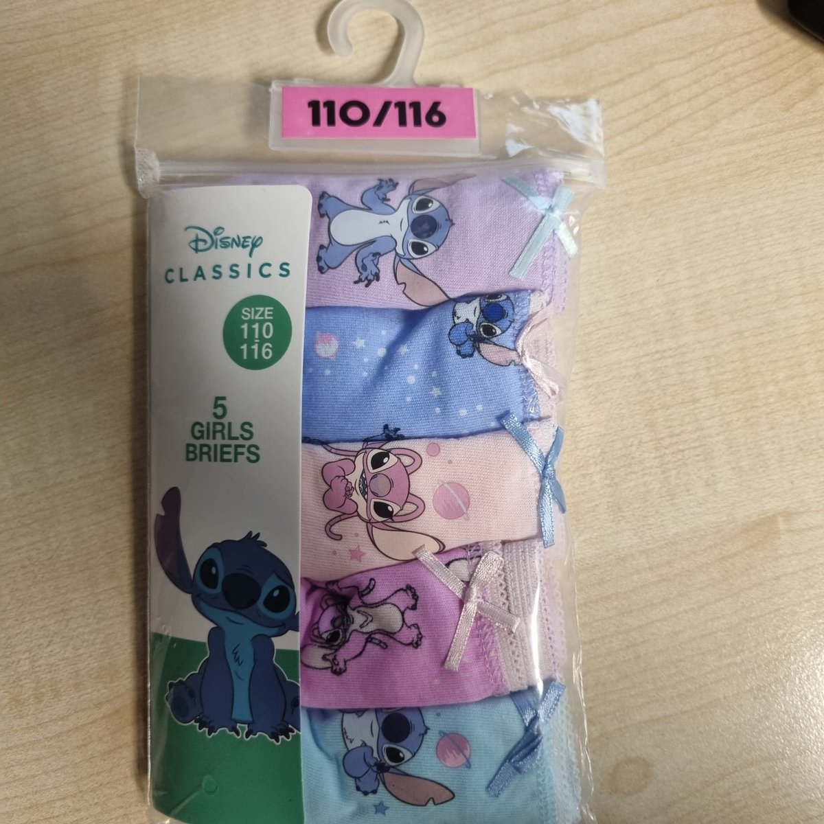 Disney Lilo & Stitch - Meisjesslips - Onderbroekjes - Set van 5 stuks - Geschenkverpakking - Maat 110/116