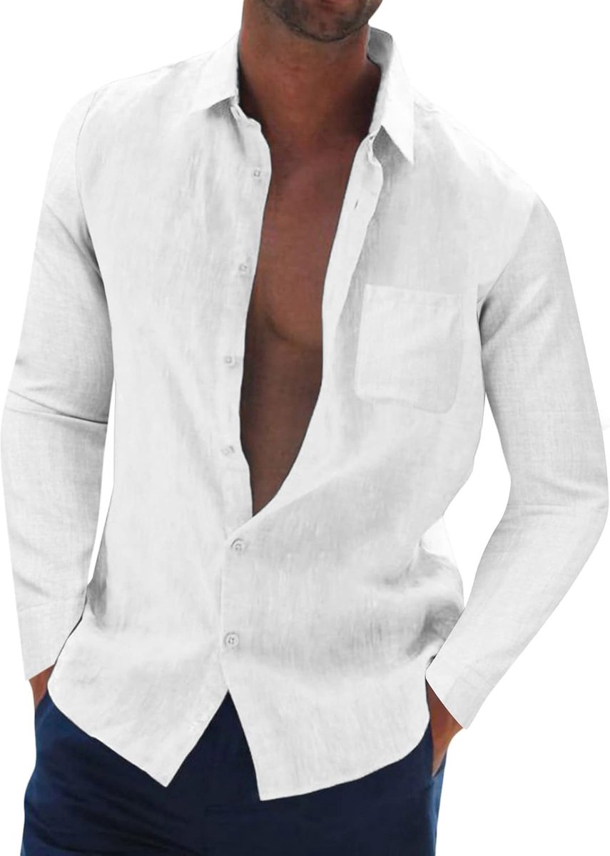 Casual Herfst Solid Pocket Shirt Omgeslagen kraag Knop Lange Mouw Shirt Blouse