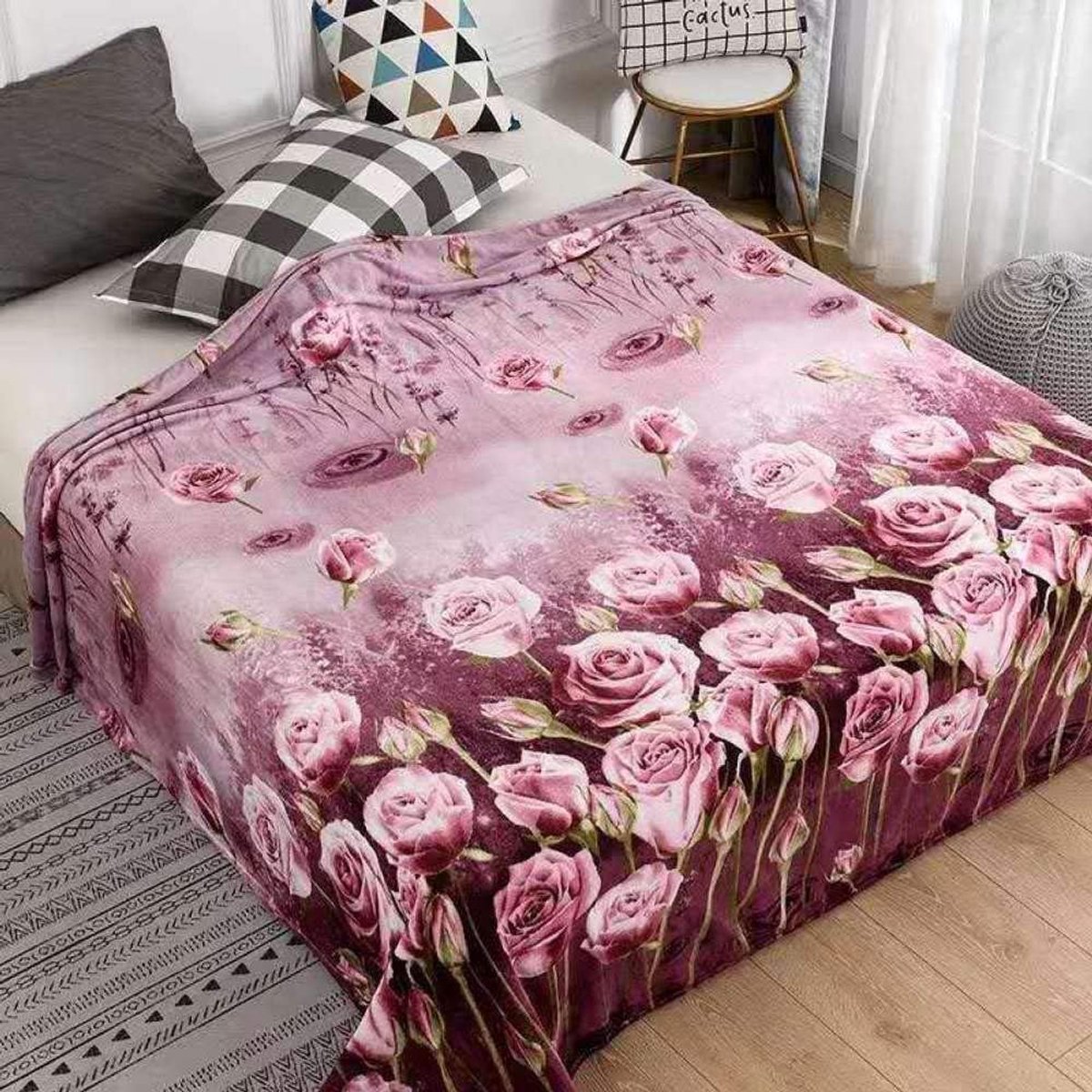 Fleece Dekens Reisformaat-Superzachte Fluffy Warm Effen Bed Gooien voor Sofa Microfiber Deken-5_150x200cm