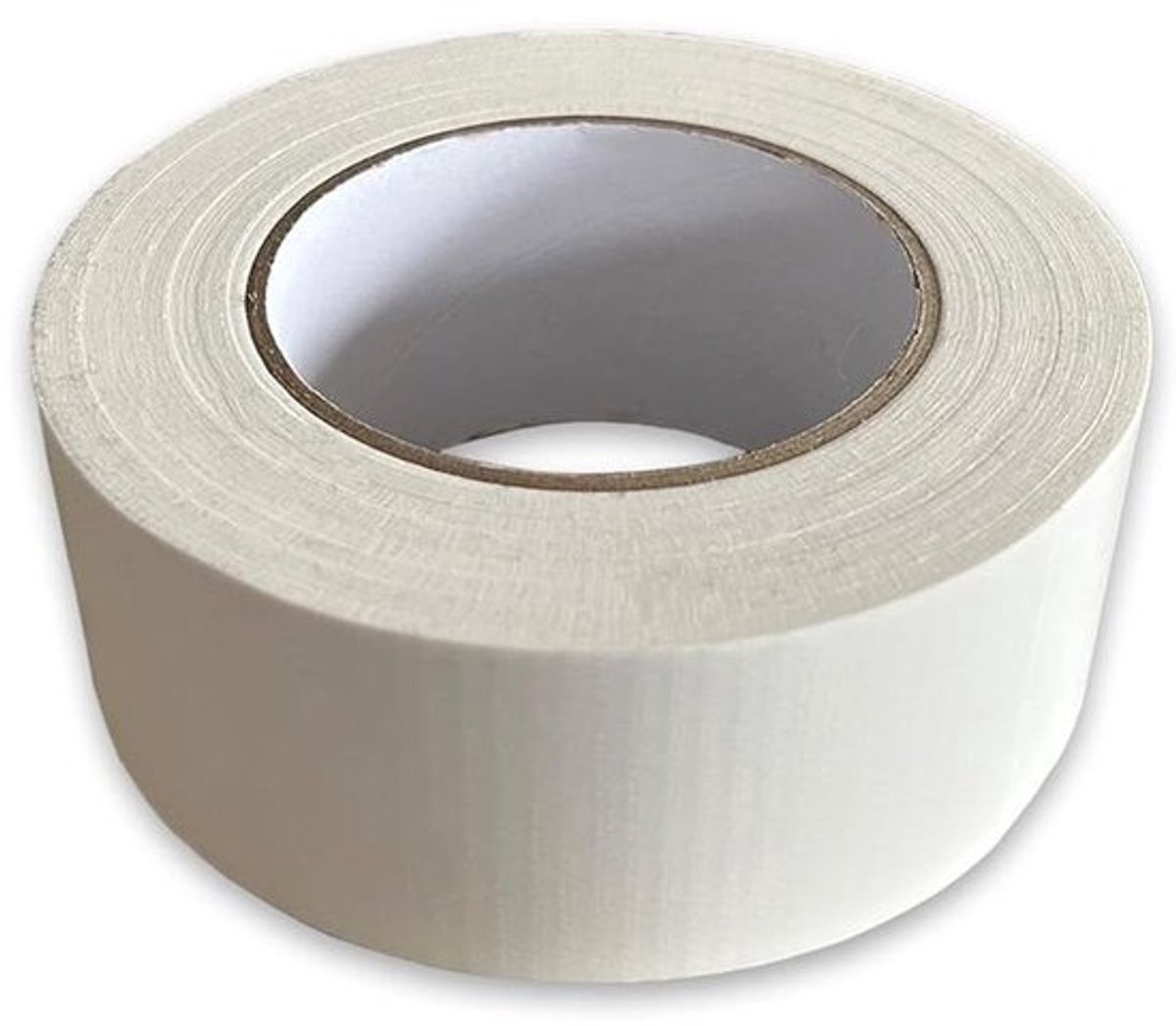 Duct Tape wit, 50 mm x 50 m, 24 rollen, sterk en veelzijdig plakband voor reparaties, bouw en industrie, reparatietape, pantserplakband