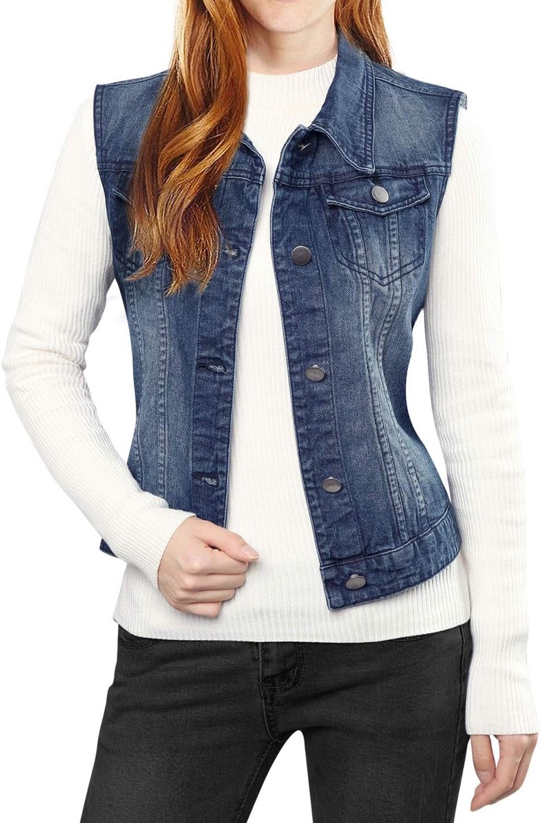 K Denim Vest dames Denim Vest
