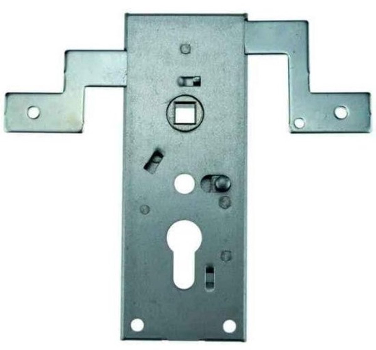 Garagedeur Slot - Garageslot Sluiting - Deur Beveiligen - Gegalvaniseerd Stalen Kast - 9mm Pen Gat - Zilver