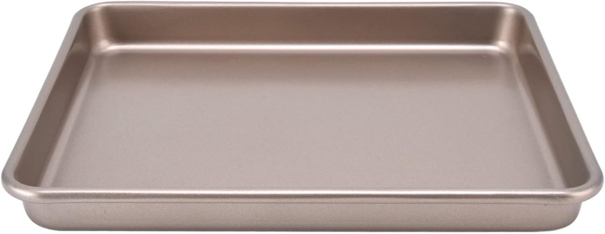 Dailygoods- Bakplaat Antiaanbaklaag - Bakvorm Koolstofstaal 32x26x3 cm - Ovenplaat - Bakvormen - Duurzaam - Gelijkmatige Warmte