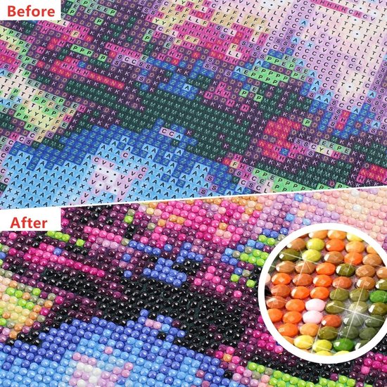 Diamantschilderen op nummer, kits, volwassenen/kinderen, volledige boor, cheetah DIY 5D diamant kunst canvas borduurwerk foto's kristal strass grote kruissteek thuis muur decoratie geschenken 40x — afbeelding 3