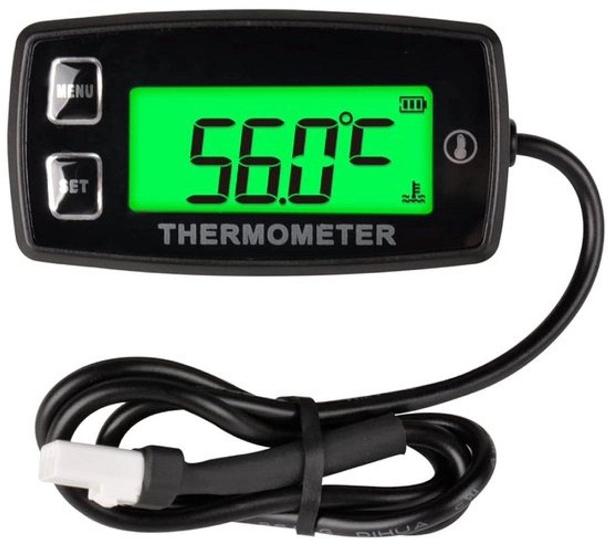 Digitale LCD Temperatuurmeter Motorfiets Scooter Buitenboordmotor Waterdicht