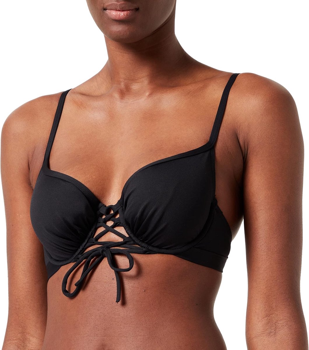 Pression dames bikini, zwart, 85C