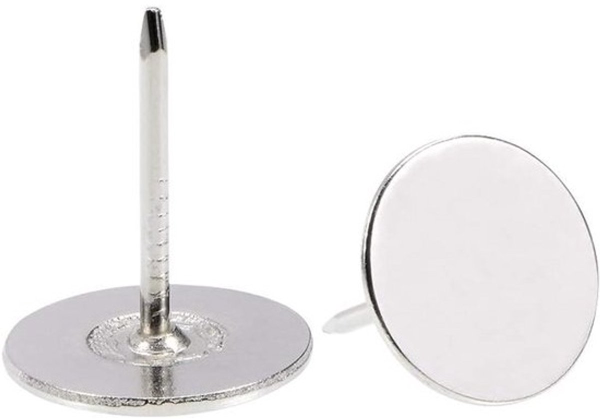 20 stuks Platte Kop Meubelspijkers 19x23 mm voor Meubelbevestiging en Decoratie