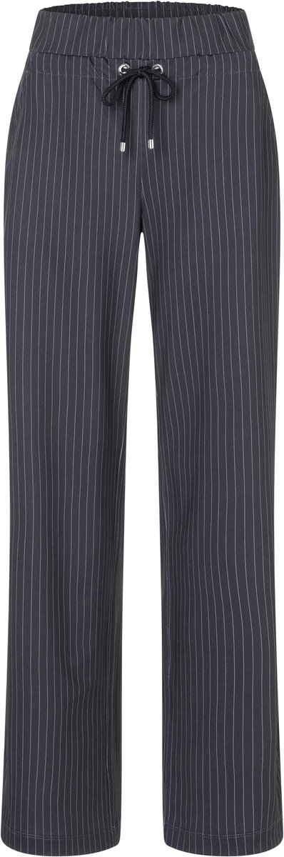MAC - gestreepte Easy wideleg broek - maat 36