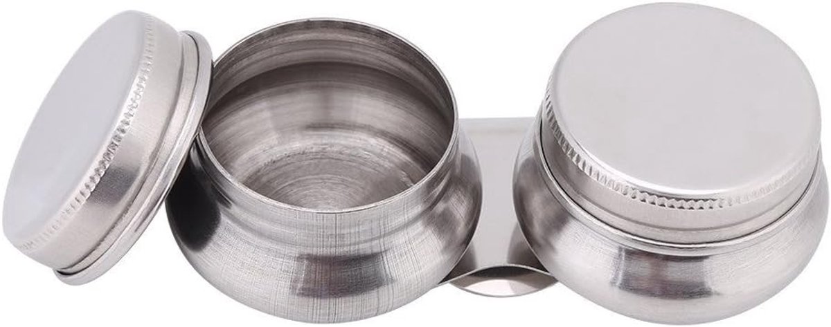 Dailygoody - Roestvrij Stalen Dubbele Troffel - Oliepallet Container
