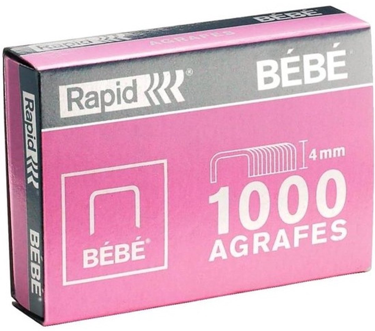 Vullingen voor nietmachines - Nietjes - Papier nieten - Kopercoating - 1000 stuks - Roze