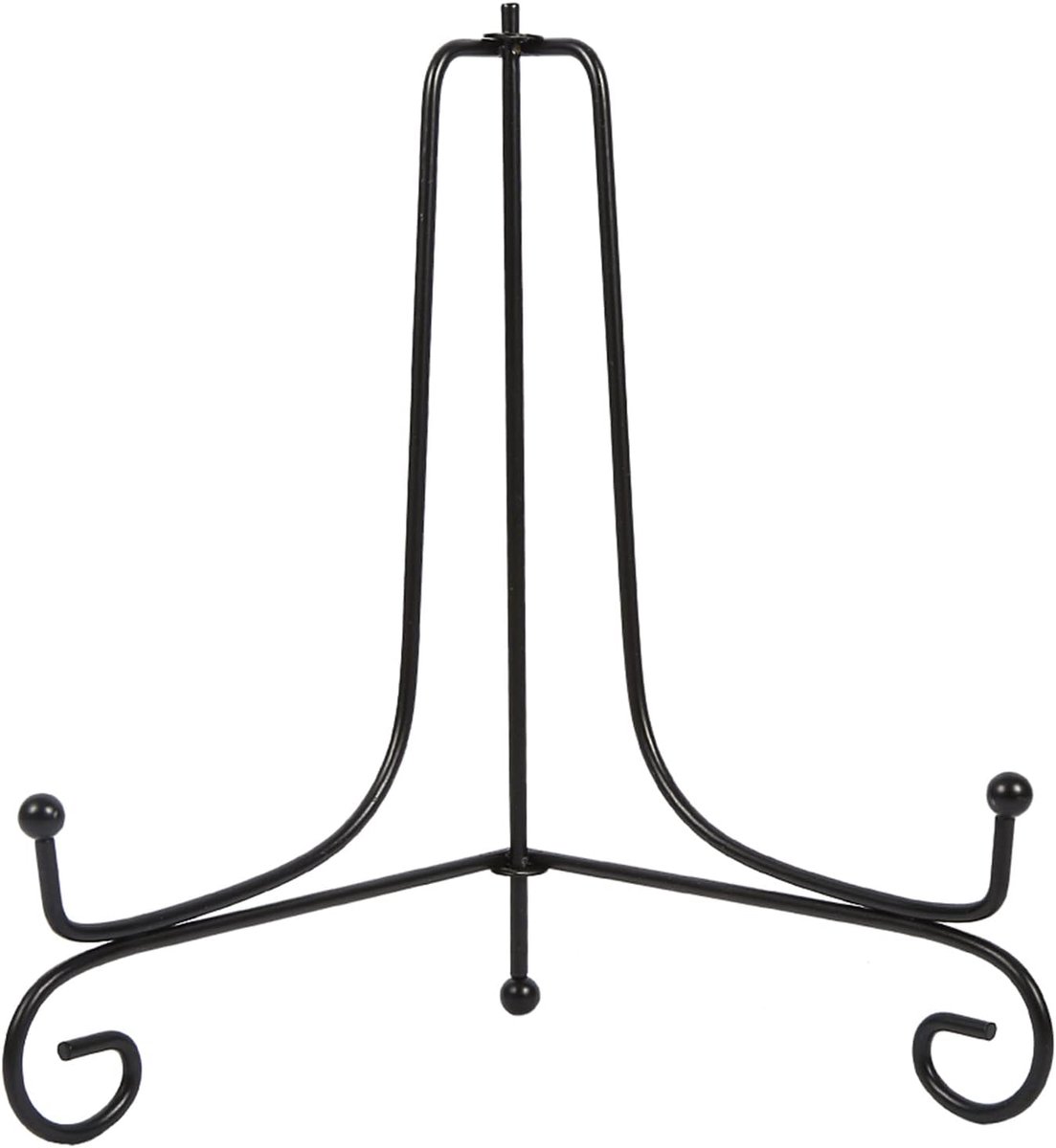 Artwor, ijzeren displaystandaard, 1 stuks, 10 - 30 cm, ijzeren ezel, klassieke bordenstandaard, zware sterke basis, tentoonstellingsstandaard voor kom, plaat, fotolijst, boek, stabiele Artwor