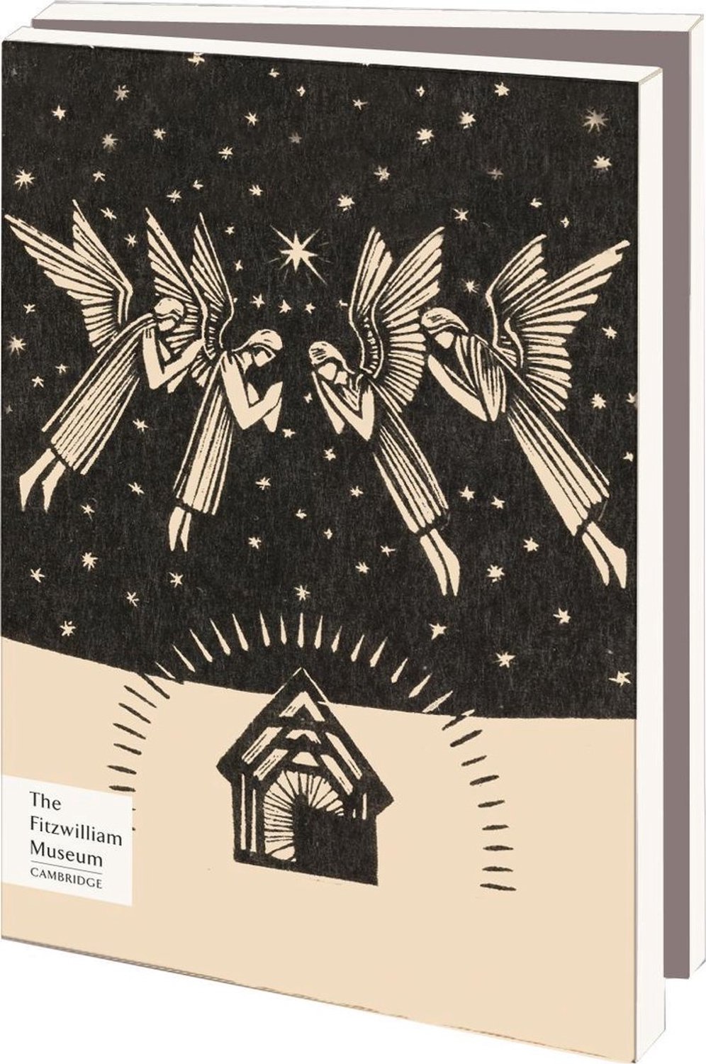Kerstkaarten 10x - Kaartenmapje met env. Klein - Eric Gill, The Fitzwilliam Museum - 2x5 motieven