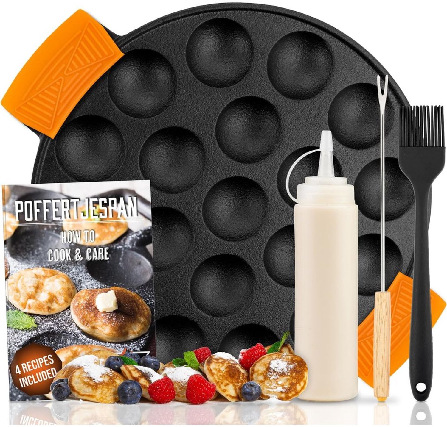 NbyMe® Poffertjespan Inductie - Poffertjesmaker - Poffertjespannen - Bakpan