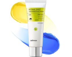 celimax The Vita-A Retinal Shot Tightening Dual Cream – 50 ml – Anti-Aging Gezichtscrème met Retinal – Verstevigende Koreaanse Skincare – Voor Fijne Lijntjes, Rimpels & Huidelasticiteit