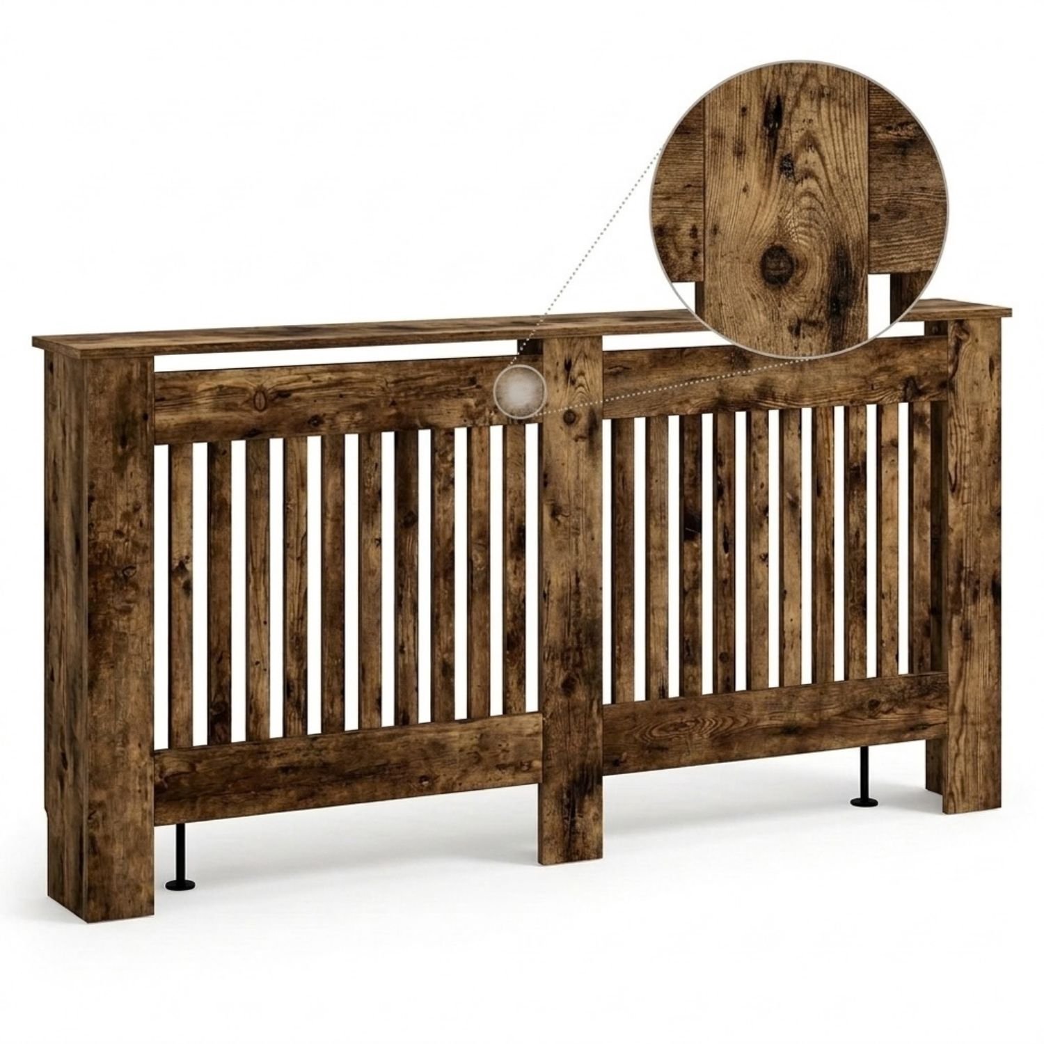 Radiator Bekleding - Ombouw - Omkasting - 172 cm - Smoke Oaks