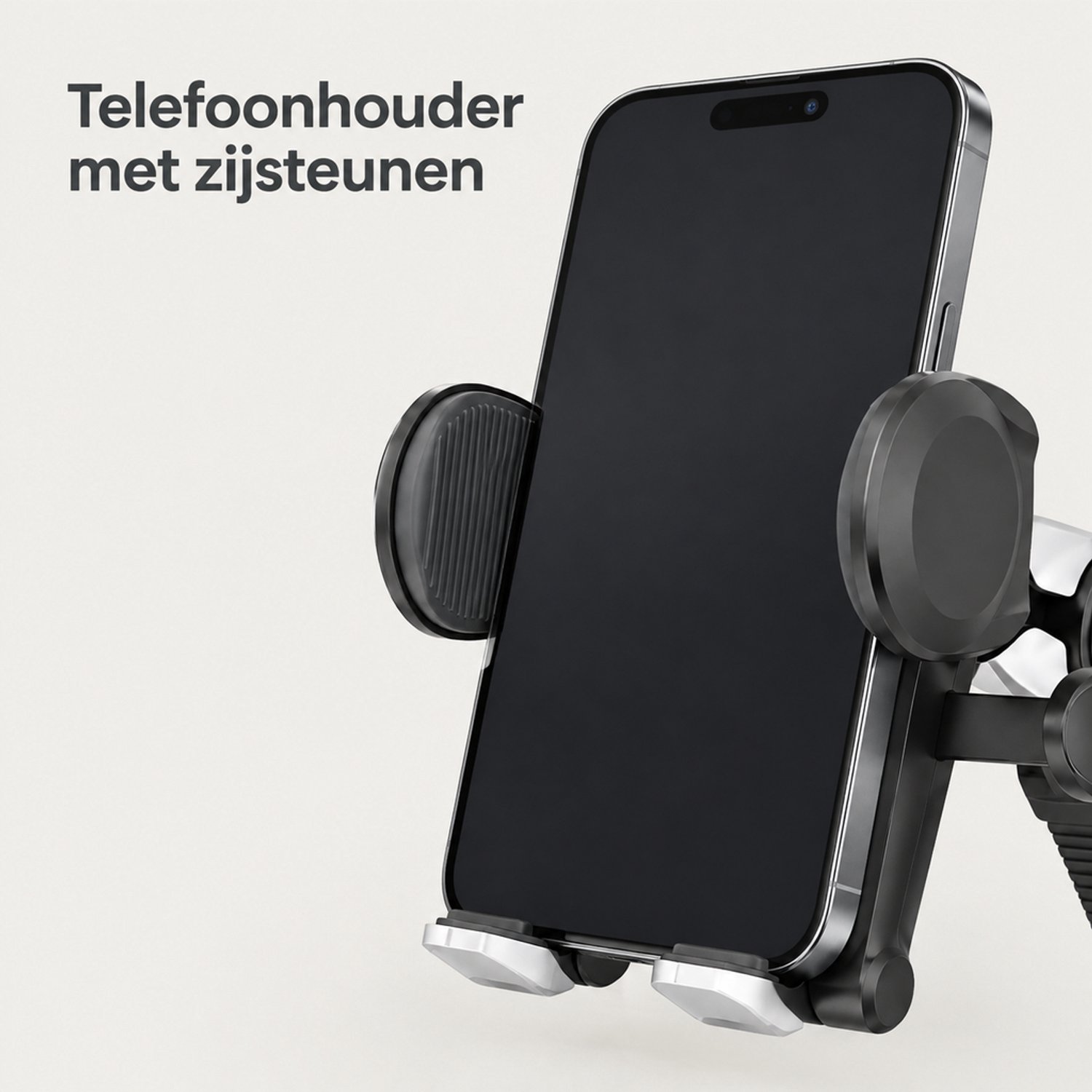 Telefoonhouders auto: telefoonhouder voor autobekerhouder met lange scharnierarm