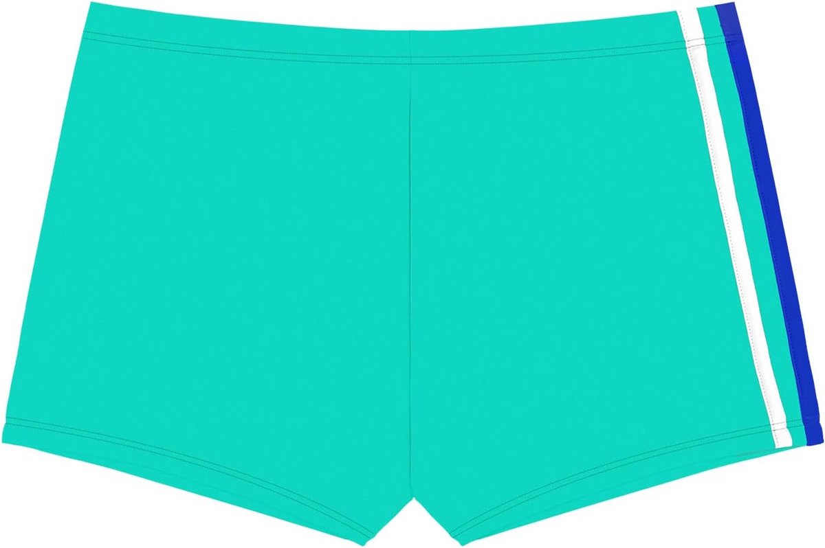 Sportzwemshorts voor jongens met lichtgewicht materiaal. Prestatiezwembroek met elastische tailleband en trekkoord