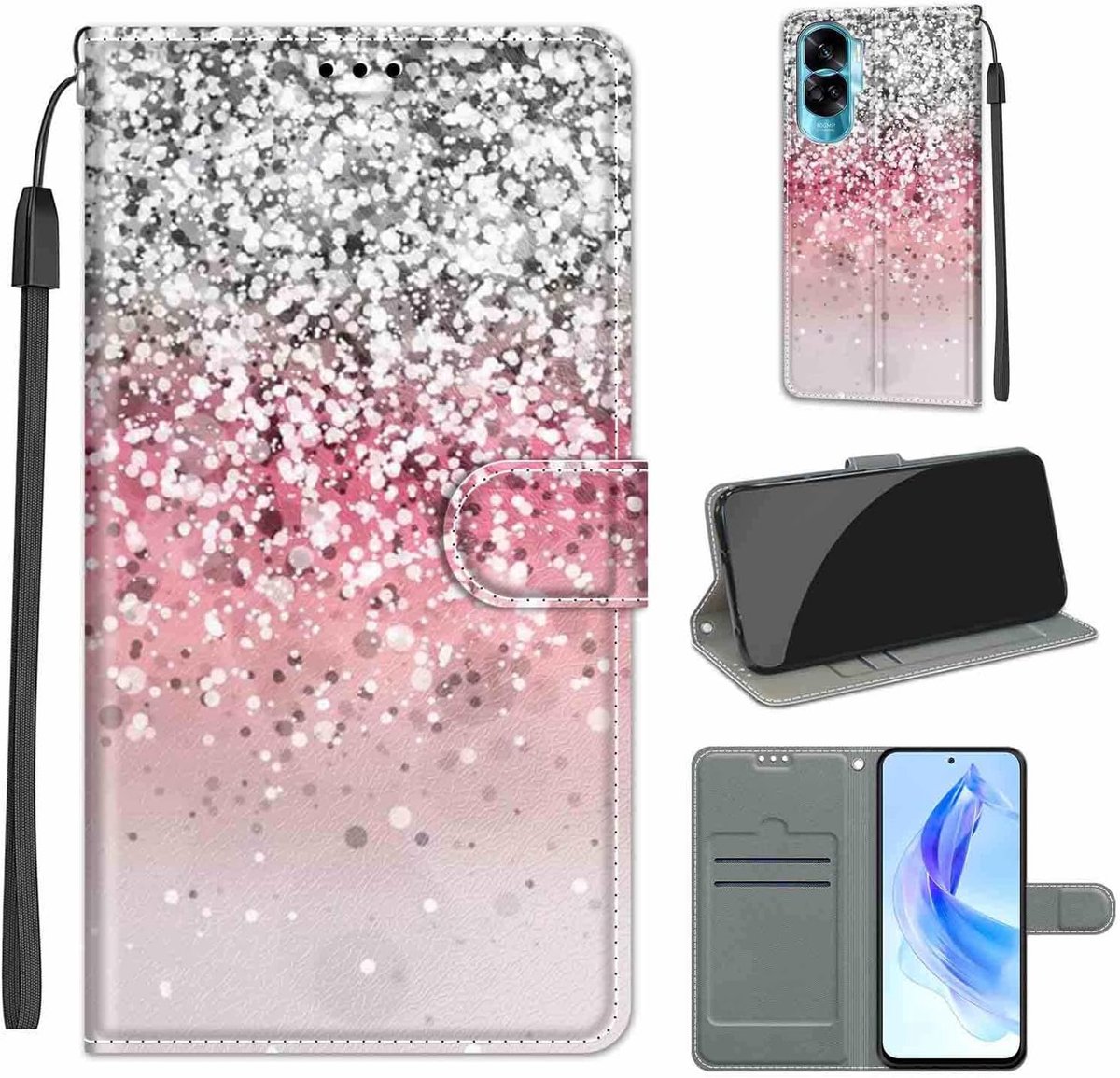 Hoes voor Honor 90 Lite 5G, roze